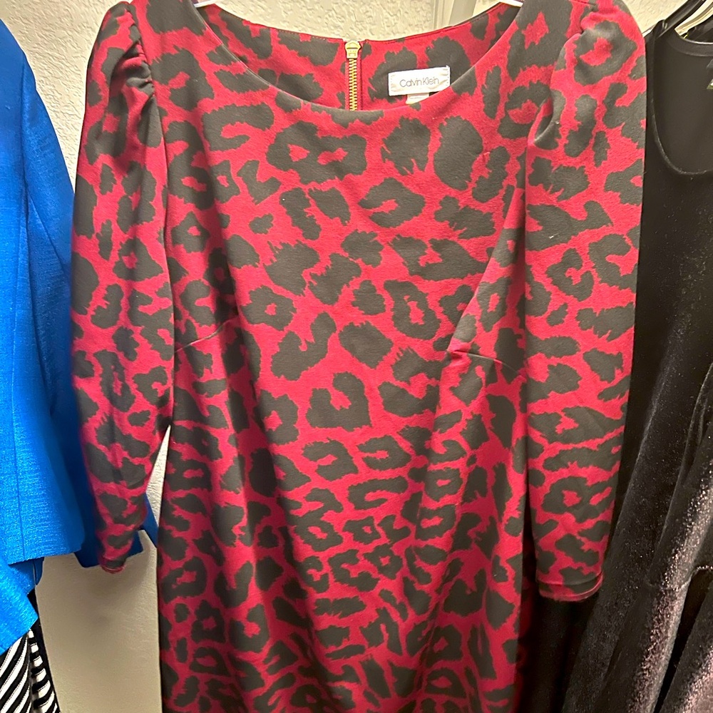 Leopard print dress